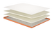 Матрац топпер Flip Orange/Оранж, Розмір матрацу (ШхД) 70x190 500005924 фото 1
